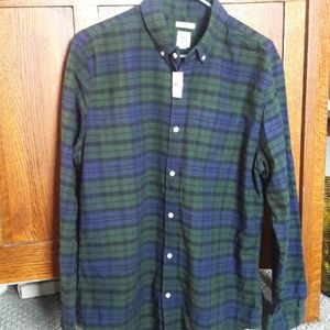 new! GAP mens flannel L